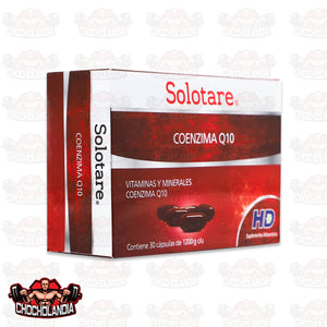 SOLOTARE COENZIMA Q10, 30 CAPSULAS 1200 G C/U, HD